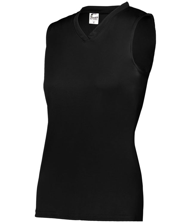 Augusta Sportswear LADIES C2 SLEEVELESS TANK 566300 BLACK S