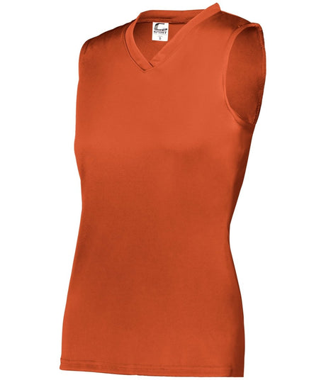Augusta Sportswear LADIES C2 SLEEVELESS TANK 566300 BURNT ORANGE (BA) S