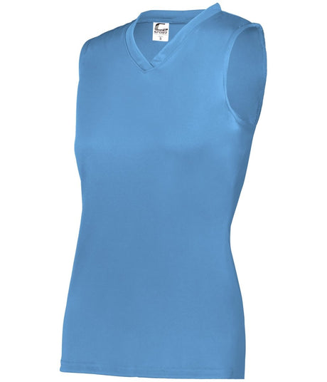 Augusta Sportswear LADIES C2 SLEEVELESS TANK 566300 COLUMBIA BLUE (BA) S