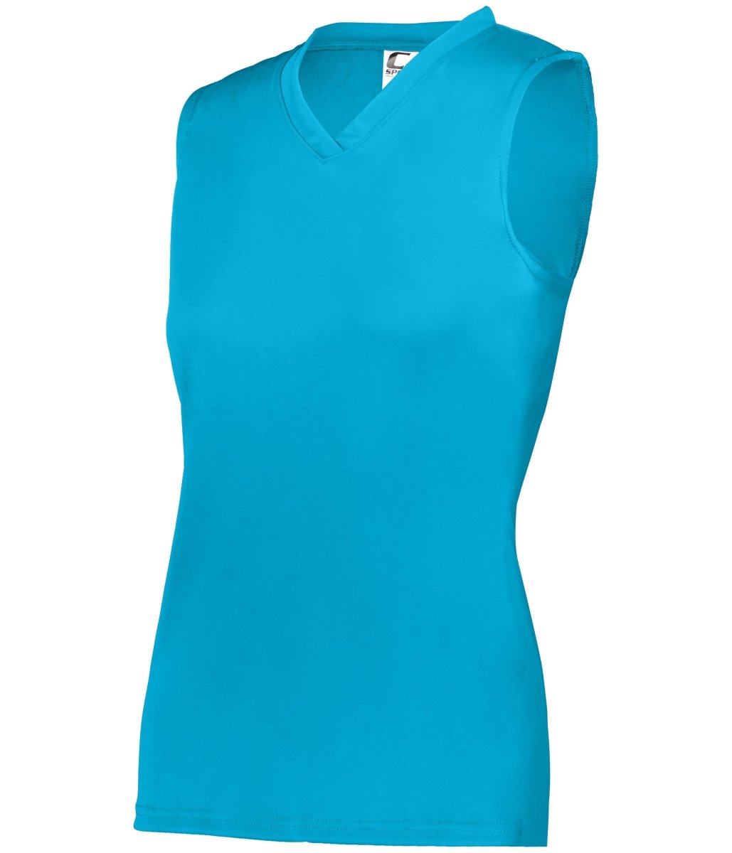 Augusta Sportswear LADIES C2 SLEEVELESS TANK 566300 ELECTRIC BLUE (BA) S