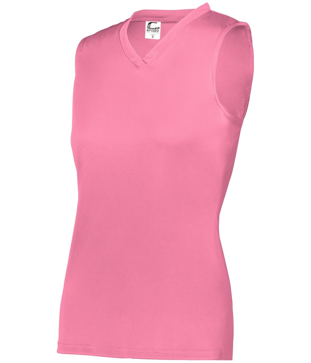 Augusta Sportswear LADIES C2 SLEEVELESS TANK 566300 PINK S