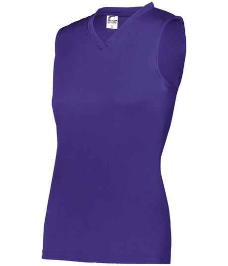 Augusta Sportswear LADIES C2 SLEEVELESS TANK 566300 PURPLE (BA) S