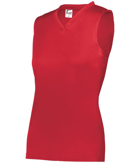 Augusta Sportswear LADIES C2 SLEEVELESS TANK 566300 RED (BA) S
