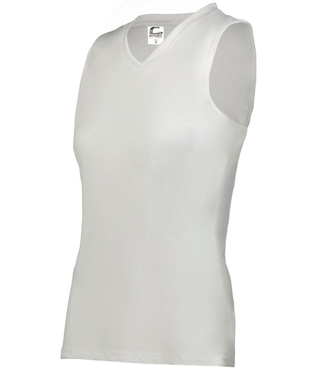 Augusta Sportswear LADIES C2 SLEEVELESS TANK 566300 WHITE S