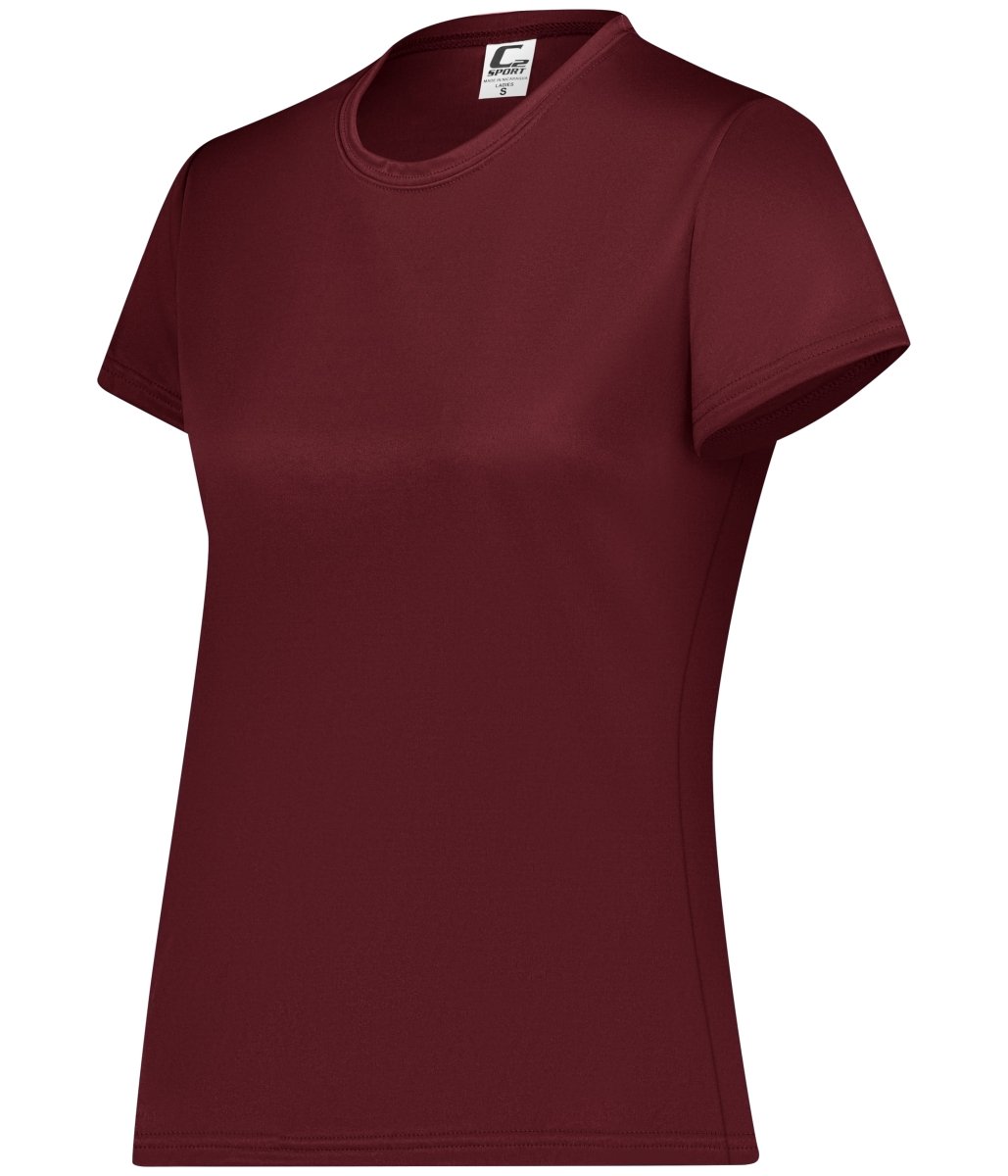 Augusta Sportswear LADIES C2 TEE 560000 CARDINAL (BA) S