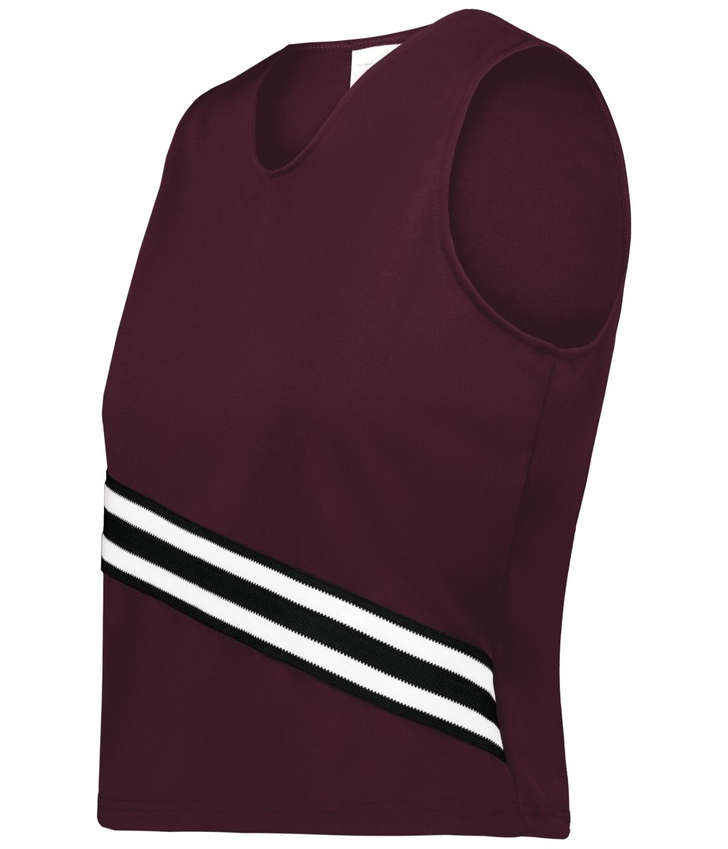 Augusta Sportswear Ladies Cheer Squad Shell 6923 MAROON/BLACK/WHITE S