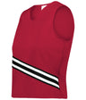 Augusta Sportswear Ladies Cheer Squad Shell 6923 SCARLET/BLACK/WHITE S