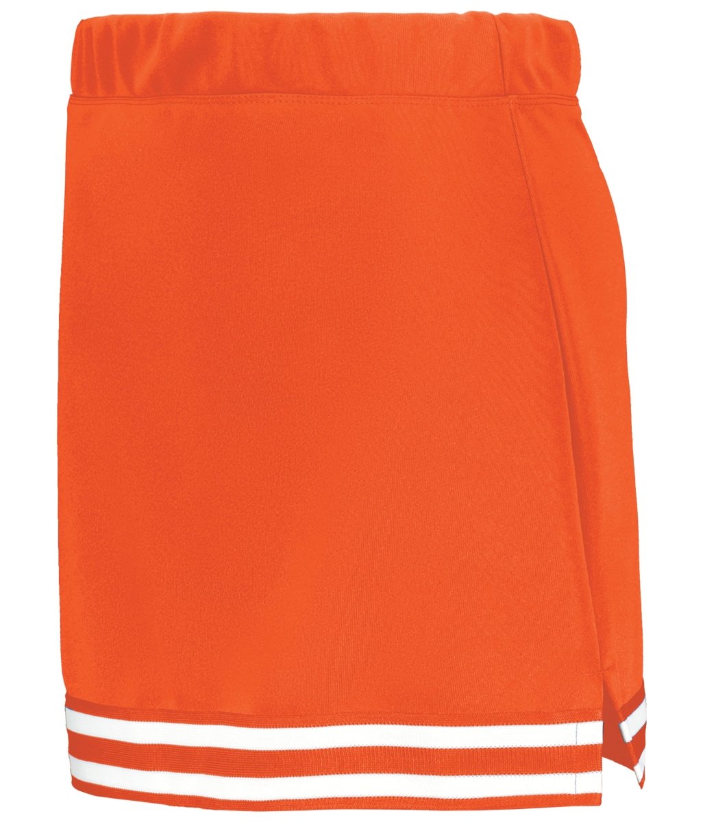 Augusta Sportswear Ladies Cheer Squad Skirt 6925 ORANGE/ORANGE/WHITE S