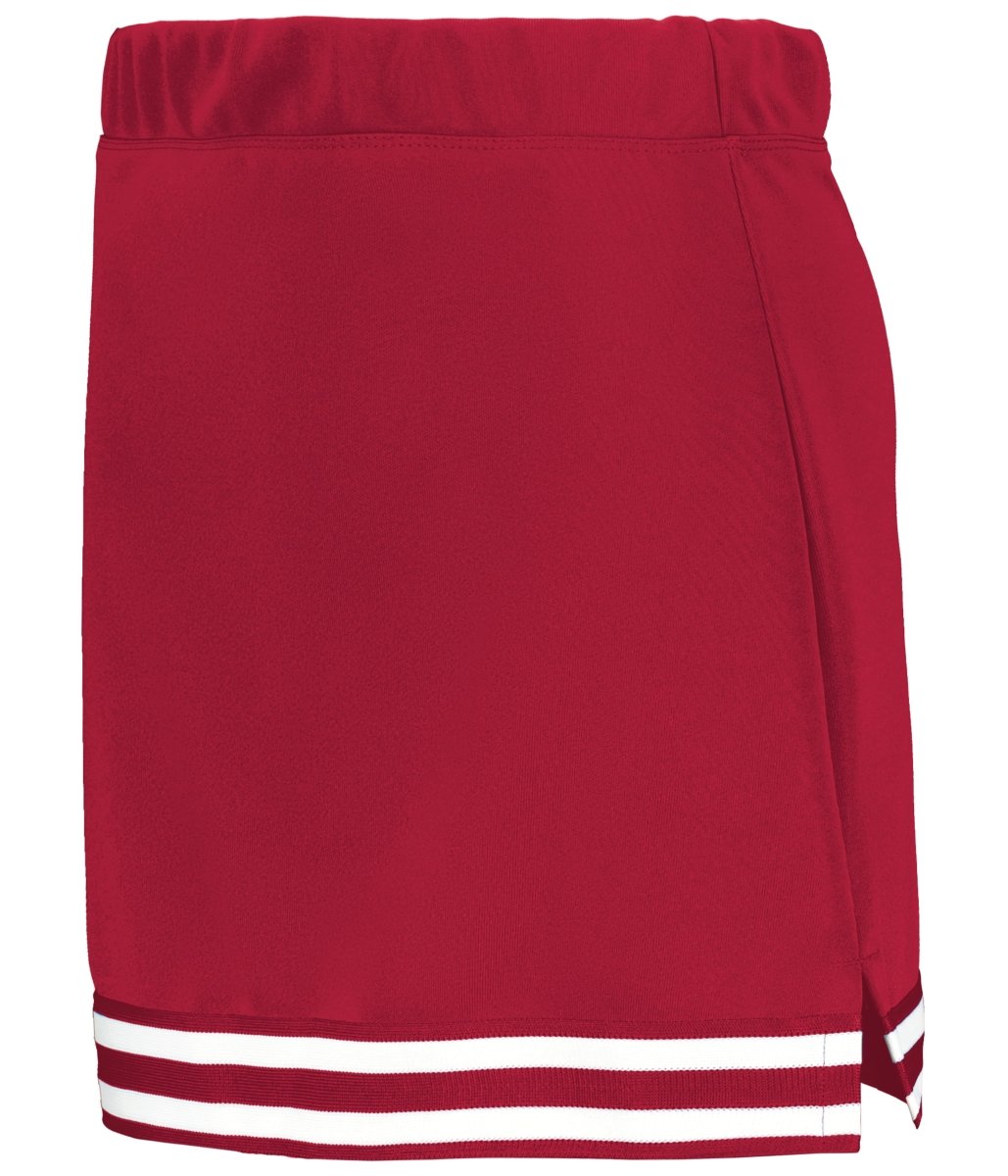 Augusta Sportswear Ladies Cheer Squad Skirt 6925 SCARLET/SCARLET/WHITE S