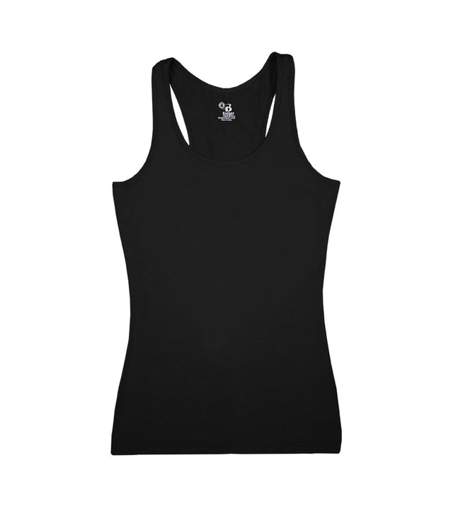 Augusta Sportswear LADIES COMPRESSION RACERBACK TANK 466600 BLACK S