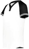 Augusta Sportswear Ladies Cutter+ Henley Jersey 6917 WHITE/BLACK S