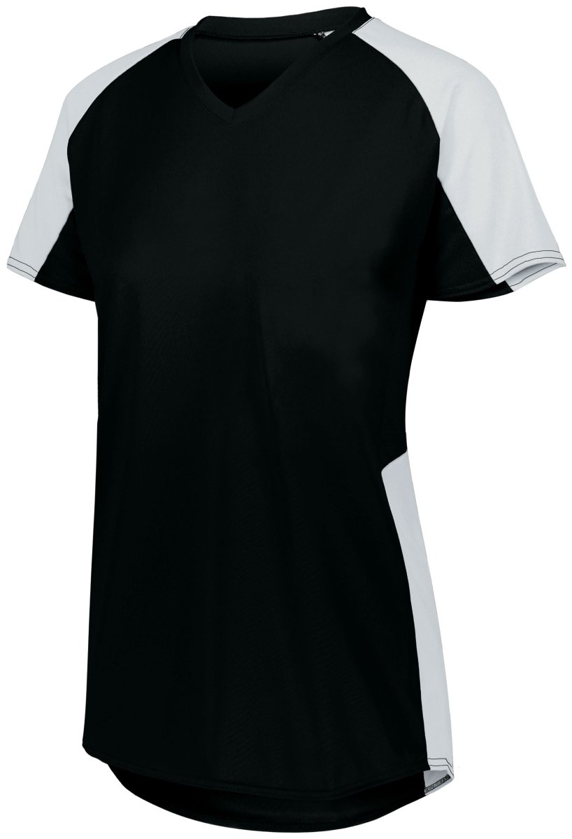 Augusta Sportswear Ladies Cutter Jersey 1522 BLACK/WHITE S