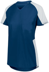 Augusta Sportswear Ladies Cutter Jersey 1522 NAVY/WHITE S