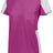 Augusta Sportswear Ladies Cutter Jersey 1522 POWER PINK/WHITE S