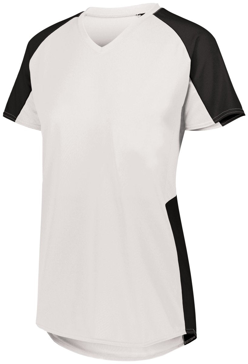 Augusta Sportswear Ladies Cutter Jersey 1522 WHITE/BLACK S