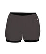 Augusta Sportswear LADIES DOUBLE UP SHORT 615000 GRAPHITE/BLACK (BA) S
