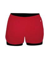 Augusta Sportswear LADIES DOUBLE UP SHORT 615000 RED/BLACK (BA) S