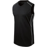Augusta Sportswear Ladies Dynamite Jersey 312162 BLACK/BLACK/WHITE S