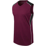 Augusta Sportswear Ladies Dynamite Jersey 312162 MAROON/BLACK/WHITE S
