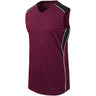 Augusta Sportswear Ladies Dynamite Jersey 312162 MAROON/BLACK/WHITE S