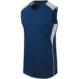 Augusta Sportswear Ladies Dynamite Jersey 312162 NAVY/SILVER GREY/WHITE S