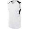 Augusta Sportswear Ladies Dynamite Jersey 312162 WHITE/BLACK/WHITE S