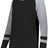 Augusta Sportswear Ladies Fanatic 2.0 Long Sleeve Tee 2917 BLACK/GREY HEATHER XXS