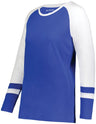 Augusta Sportswear Ladies Fanatic 2.0 Long Sleeve Tee 2917 ROYAL/WHITE XXS