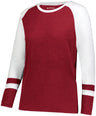 Augusta Sportswear Ladies Fanatic 2.0 Long Sleeve Tee 2917 SCARLET/WHITE XXS