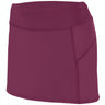 Augusta Sportswear Ladies Femfit Skort 2420 MAROON/GRAPHITE S