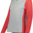 Augusta Sportswear Ladies Gameday Vintage Hoodie 6902 GREY HEATHER/SCARLET HEATHER S