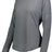Augusta Sportswear Ladies Lux Tri - Blend Long Sleeve Tee 3077 GREY HEATHER S