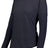 Augusta Sportswear Ladies Lux Tri - Blend Long Sleeve Tee 3077 NAVY HEATHER S