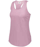 Augusta Sportswear Ladies Lux Tri - Blend Tank 3078 DUSTY ROSE HEATHER S