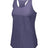 Augusta Sportswear Ladies Lux Tri - Blend Tank 3078 NAVY HEATHER S