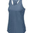 Augusta Sportswear Ladies Lux Tri - Blend Tank 3078 STORM HEATHER S