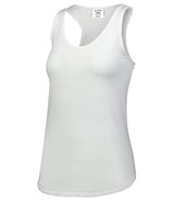 Augusta Sportswear Ladies Lux Tri - Blend Tank 3078 WHITE S