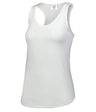 Augusta Sportswear Ladies Lux Tri - Blend Tank 3078 WHITE S