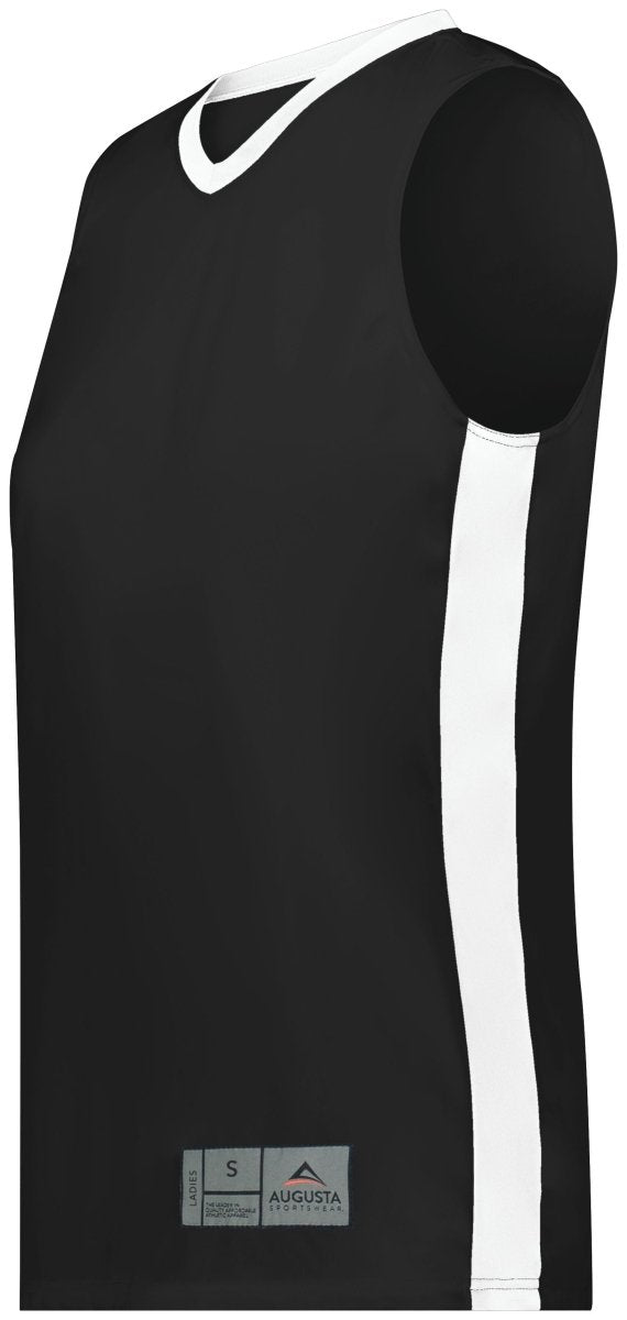 Augusta Sportswear Ladies Match - Up Basketball Jersey 6888 BLACK/WHITE S