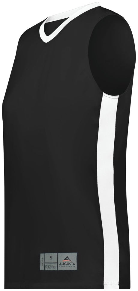 Augusta Sportswear Ladies Match - Up Basketball Jersey 6888 BLACK/WHITE S