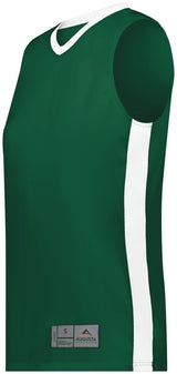 Augusta Sportswear Ladies Match - Up Basketball Jersey 6888 DARK GREEN/WHITE S