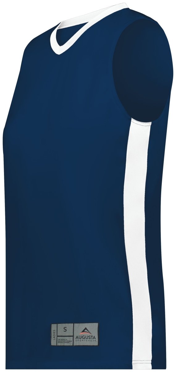 Augusta Sportswear Ladies Match - Up Basketball Jersey 6888 NAVY/WHITE S