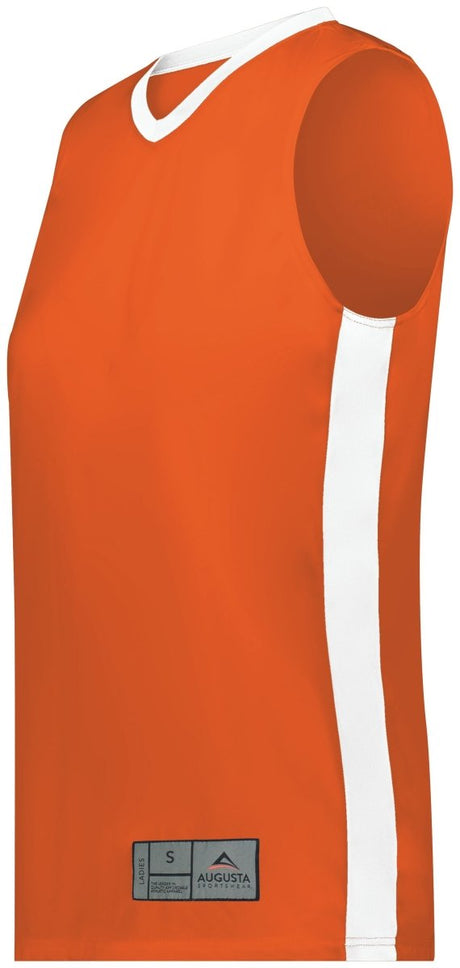 Augusta Sportswear Ladies Match - Up Basketball Jersey 6888 ORANGE/WHITE S