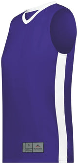 Augusta Sportswear Ladies Match - Up Basketball Jersey 6888 PURPLE/WHITE S