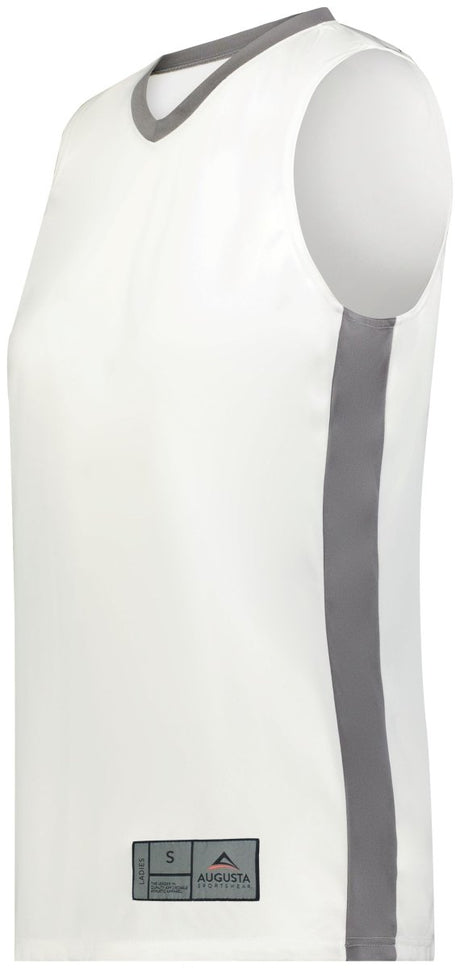 Augusta Sportswear Ladies Match - Up Basketball Jersey 6888 WHITE/GRAPHITE S