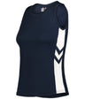 Augusta Sportswear LADIES MEDAL TRACK JERSEY - Augusta Sportswear R4LFJW NAVY/WHITE (BA) S