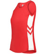 Augusta Sportswear LADIES MEDAL TRACK JERSEY - Augusta Sportswear R4LFJW RED/WHITE (BA) S