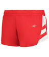 Augusta Sportswear LADIES MEDAL TRACK SHORTS - Augusta Sportswear R4LFPW RED/WHITE (BA) S
