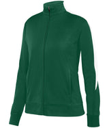 Augusta Sportswear Ladies Medalist Jacket 2.0 4397 DARK GREEN/WHITE S