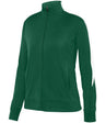 Augusta Sportswear Ladies Medalist Jacket 2.0 4397 DARK GREEN/WHITE S